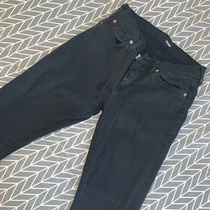 Hudson Jeans: Dark Wash Skinny Mid Rise